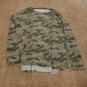 Camo Long Sleeve Shirt